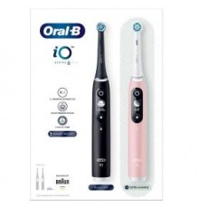 Oral-B iO 6 Adult Rotating toothbrush Black, Pink