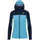 Women's Karpos Lot Rain Jacket - blue atoll