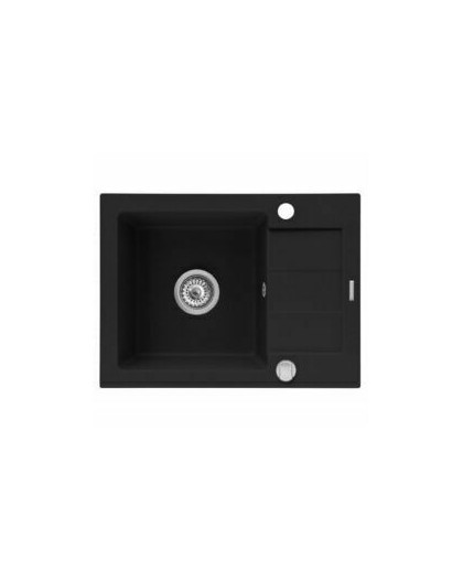 Sink. MIDO (62x50) 1B 1D black + Bello battery