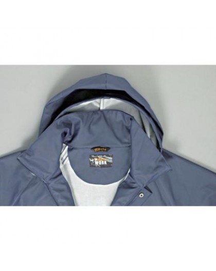 Blue waterproof PVC jacket 7979/L