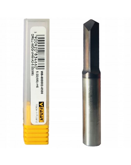 DRILL BIT WDG FI 5.00 M 6 VHM TIALN