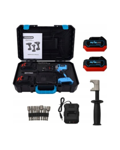 Extralink POWERLINK AKUMULATOROWA WIERTARKO-WKR?TARKA UDAR Z R?CZK? PWL-06 13MM 20V 2X4AH