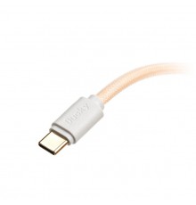 Ducky Premicord Cotton Candy Coiled Cable, USB Type-C to Type-A - 1.8m