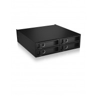 ICY BOX IB-2242U2K 13.3 cm (5.25") Storage drive tray Black