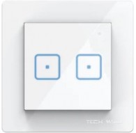 Wired double switch black FS-02M