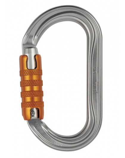 Petzl M33A TL climbing carabiner D-shaped Aluminium Grey 1 pc(s)