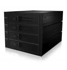 ICY BOX IB-564SAS-12G disk array Black