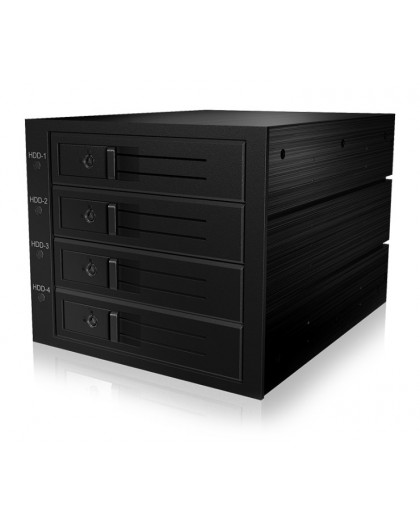 ICY BOX IB-564SAS-12G disk array Black