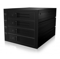 ICY BOX IB-564SAS-12G disk array Black