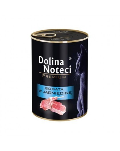 Dolina Noteci Premium rich in lamb - wet cat food - 400g