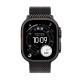 Apple Watch Ultra 3 GPS + Cellular 49mm Black Titanium Case with Black Titanium Milanese Loop - Small