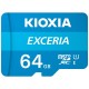 Kioxia Exceria memory card 64 GB MicroSDXC Class 10 UHS-I