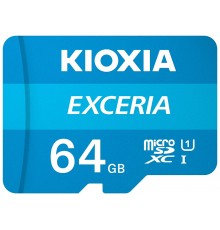 Kioxia Exceria memory card 64 GB MicroSDXC Class 10 UHS-I