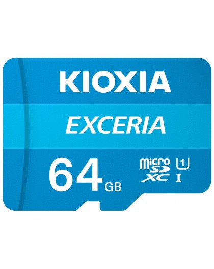 Kioxia Exceria memory card 64 GB MicroSDXC Class 10 UHS-I