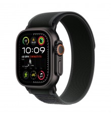 Apple Watch Ultra 2 GPS + Cellular 49mm Black Titanium Case with Black Trail Loop - M/L