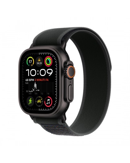 Apple Watch Ultra 2 GPS + Cellular 49mm Black Titanium Case with Black Trail Loop - M/L