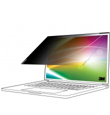 3M Bright Screen Privacy Filter for 15.6in Full Screen Laptop, 16:10, BP156W1E