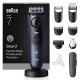 Braun BeardTrimmer 7 80789809 beard trimmer AC/Battery 40 2 cm Wet & Dry Dark Blue