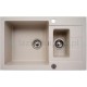 Sink SPARTA PLUS (78x48) beige+ Faucet