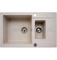 Sink SPARTA PLUS (78x48) beige+ Faucet