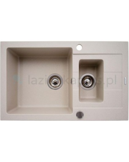 Sink SPARTA PLUS (78x48) beige+ Faucet