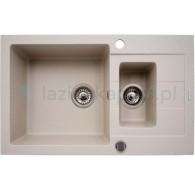 Sink SPARTA PLUS (78x48) beige+ Faucet