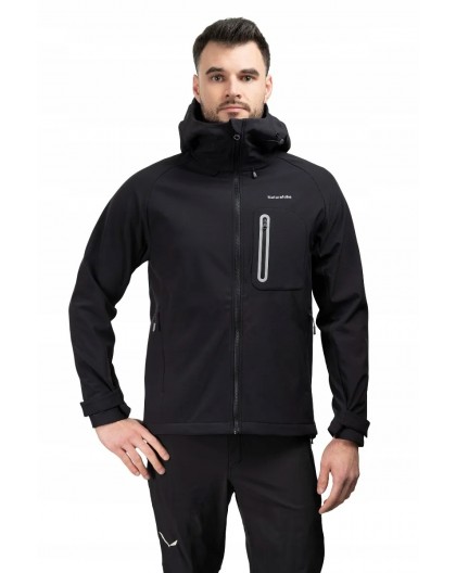 Softshell jacket cyy2441fs071-black-l NATUREHIKE
