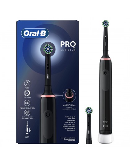 Oral-B Pro 3 Pro3 3000 Adult Rotating-oscillating toothbrush Black