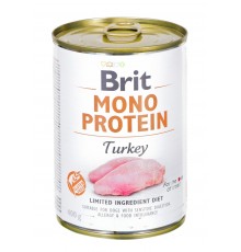 BRIT Mono Protein Turkey - Wet dog food - 400 g