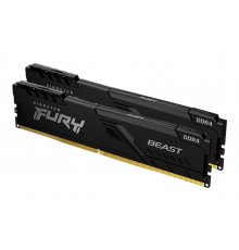 Kingston Technology FURY Beast 16GB 3200MT/s DDR4 CL16 DIMM (Kit of 2) Black