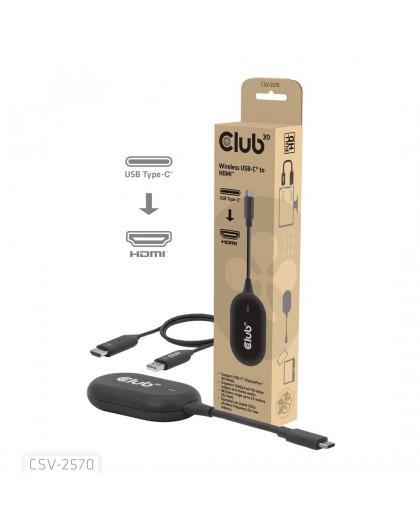 CLUB3D Wireless USB-C® to HDMI™