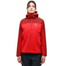 Women's Rain Jacket Haglofs Koyal Proof - red