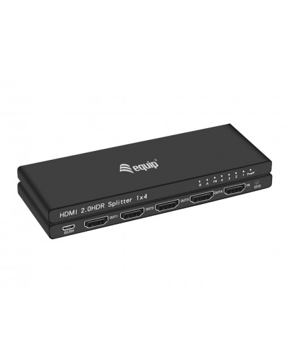 Equip Ultra Slim 4-Port HDMI 2.0 Splitter