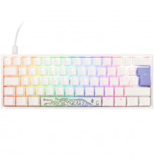 Ducky One 2 Pro Mini White Edition Gaming Keyboard, RGB LED - Cherry Black