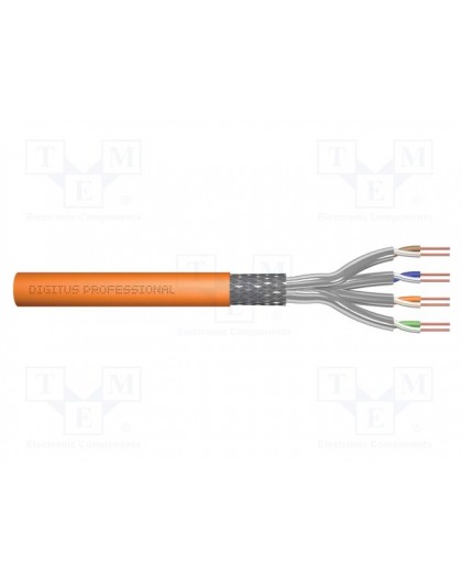 DIGITUS cat.7 install cable 1000m orange reel