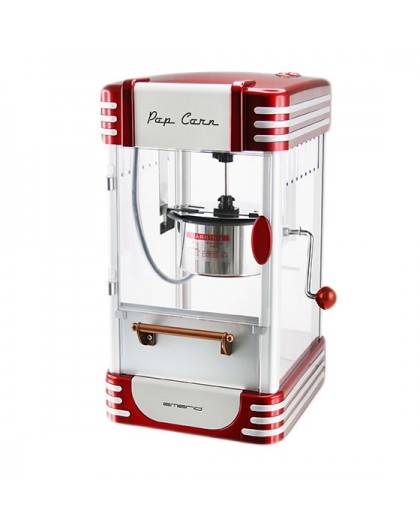 Emerio POM-120650 popcorn popper Red, Silver 360 W