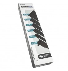 Kolink Core Pro Braided Cable Extension Kit 12V-2x6 Type 1 - Jet Black/Gunmetal Grey