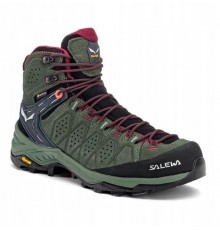 Shoes alp trainer 2 mid gtx-dark denim-fluo orange-uk 8 (42) SALEWA