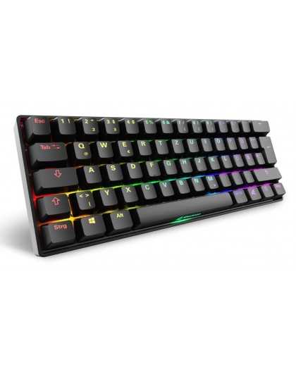 Sharkoon 100065629 keyboard Home USB QWERTZ German Black