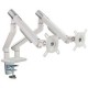Alterzone Arm Duo Aluminum Monitor Arm, White