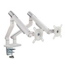 Alterzone Arm Duo Aluminum Monitor Arm, White