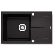 Sink KEROS (76x48) 1B 1D Black Edition