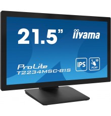 iiyama ProLite 22" Full HD 10pt touchscreen featuring IPS panel technology, touch through glass function and anti fingerprint co