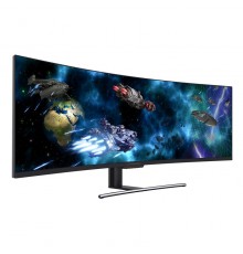 LC-Power LC-M49-DFHD-144-C-Q LED display 124.5 cm (49") 3840 x 1080 pixels UltraWide Full HD QLED Black