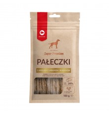 MACED Rabbit sticks with apple and addition of beetroot - Dog treat - 100g