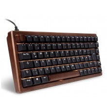Sharkoon 100068081 keyboard Home USB QWERTZ German Black, Wood