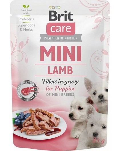 BRIT Care Mini Puppy Lamb - Wet dog food - 85 g