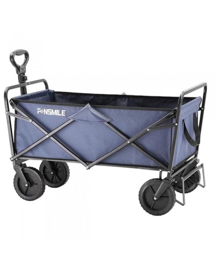 Folding garden trolley