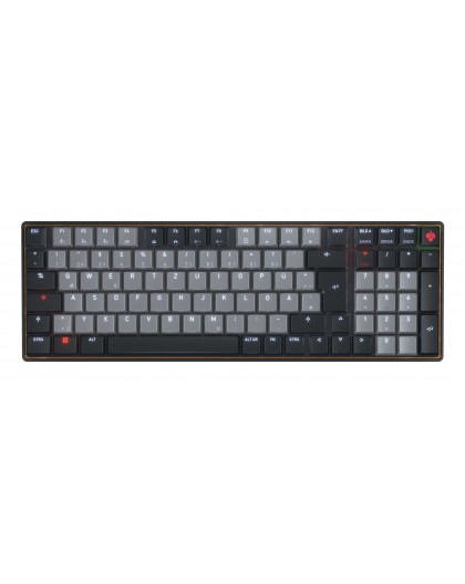 CHERRY KW 550 MX LP keyboard Home/Office USB + Bluetooth QWERTZ German Black