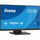 iiyama ProLite 24” InCell PCAP 10pt touchscreen monitor featuring IPS panel technology, Anti-Glare coating and a flexible stand